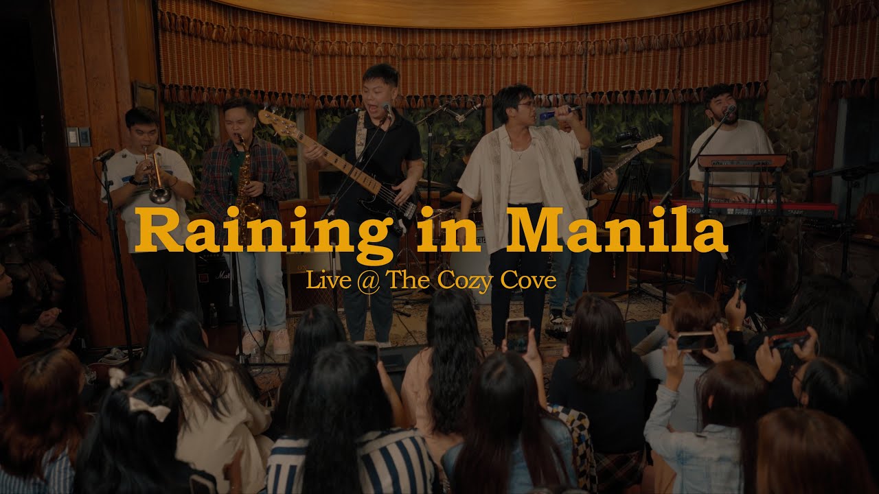 Raining in Manila (Live at The Cozy Cove) - Lola Amour background