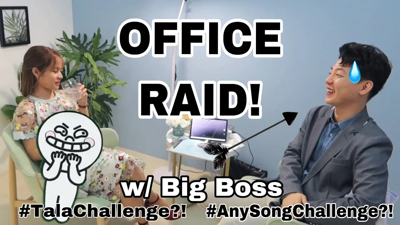 OFFICE RAID w/ Big Boss! (CEO turned dancer!) | Kristel Fulgar