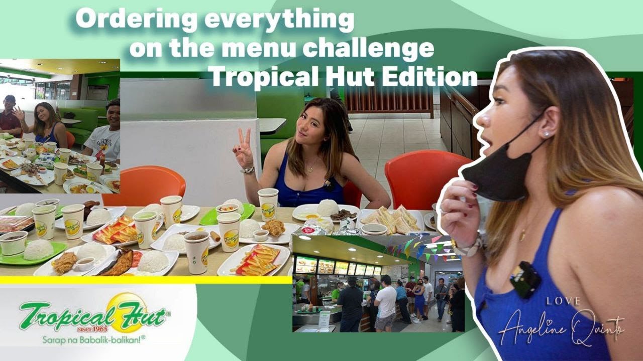 Ordering EVERYTHING on the Menu: Tropical Hut Edition! | Love Angeline Quinto poster — similar to ISKOVERY NIGHT S01E03 with ANGELINE QUINTO