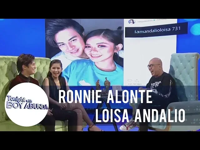 TWBA: Ronnie Alonte and Loisa Andalio confirm that they are now on their 2nd year of being together background