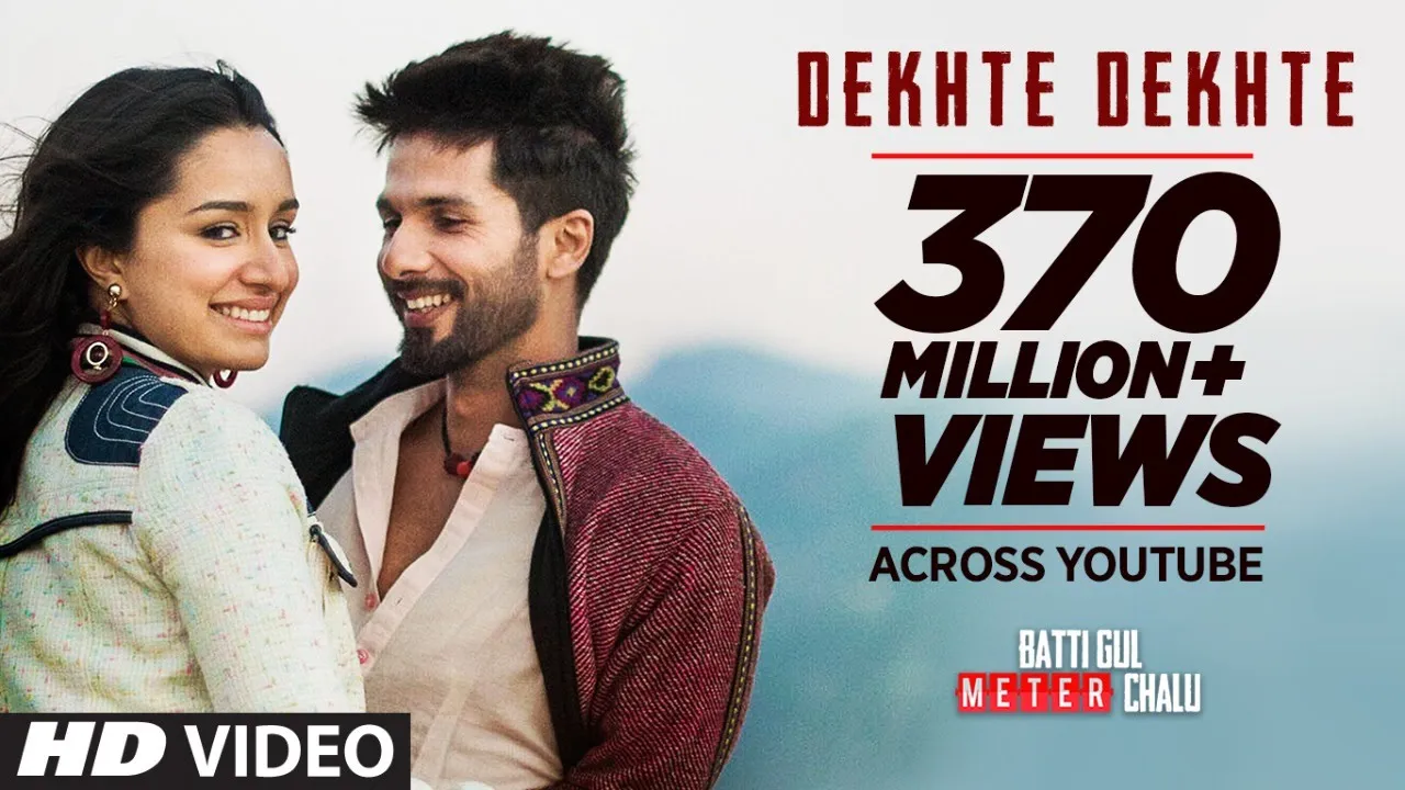Atif A: Dekhte Dekhte Song | Batti Gul Meter Chalu | Shahid K Shraddha K | Nusrat Saab Rochak Manoj background