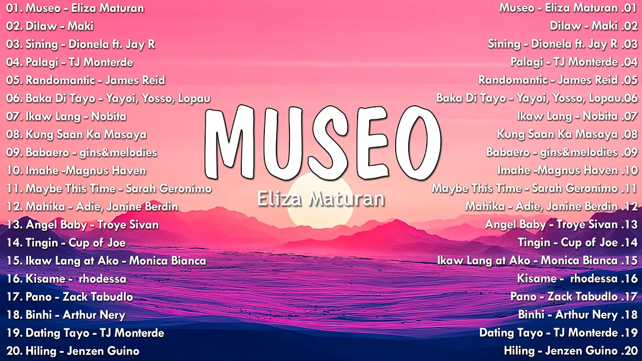 Museo - Eliza Maturan π Best OPM Tagalog Love Songs - NEW OPM Trending 2024 Playlist