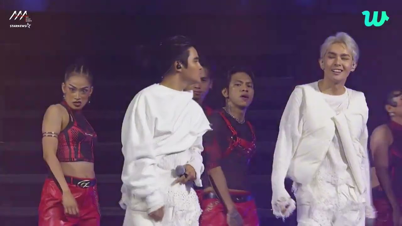2023 Asia Artist Awards Special Stage performance of SB19 with &TEAM!π₯
