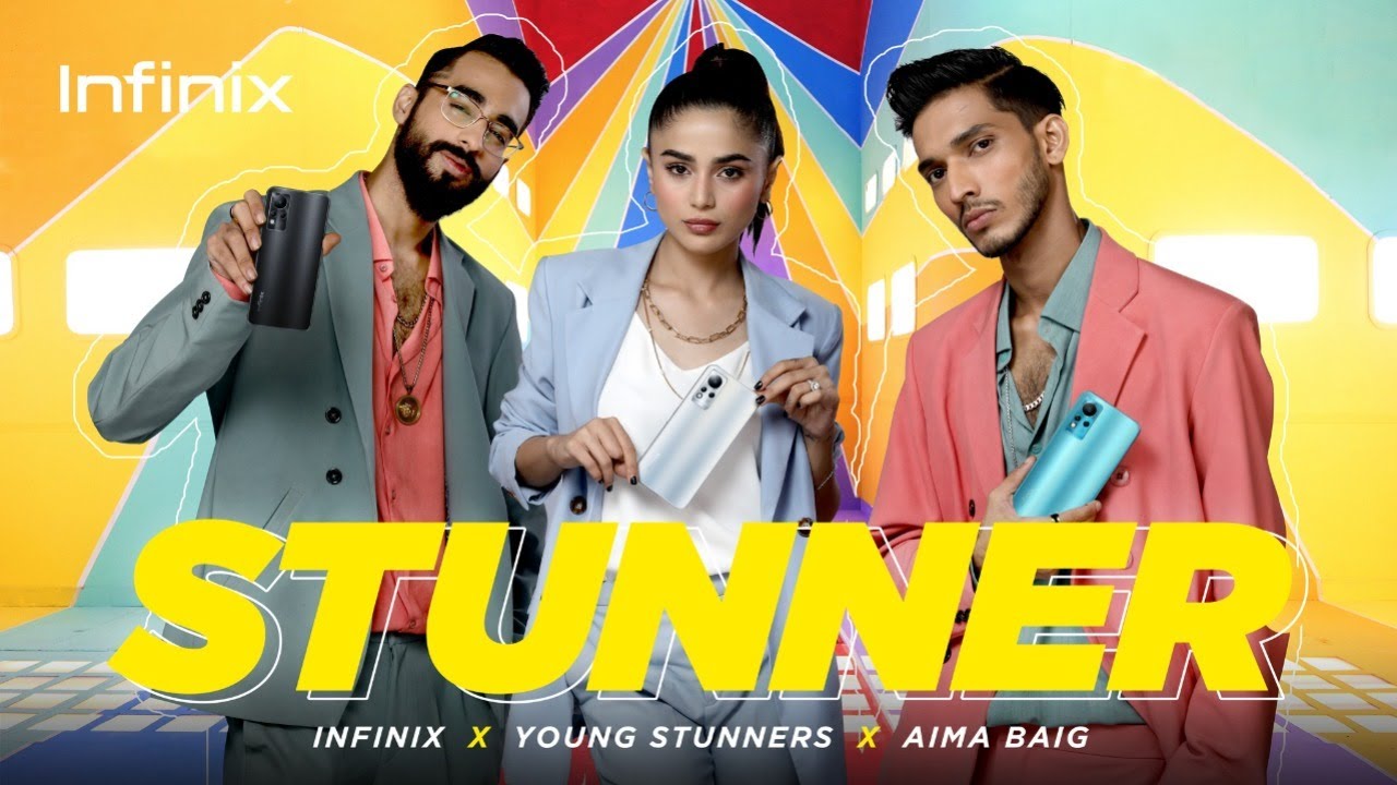 STUNNER - Infinix | Aima Baig | Young Stunners | Infinix NOTE 11 background