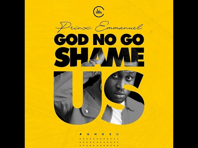 Prinx Emmanuel - God No Go Shame Us (Lyric Video) background