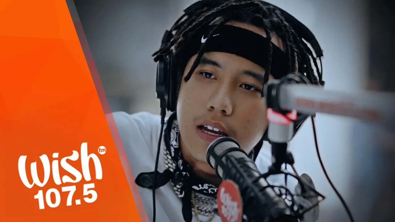 Shanti Dope performs "Amatz" LIVE on Wish 107.5 Bus background