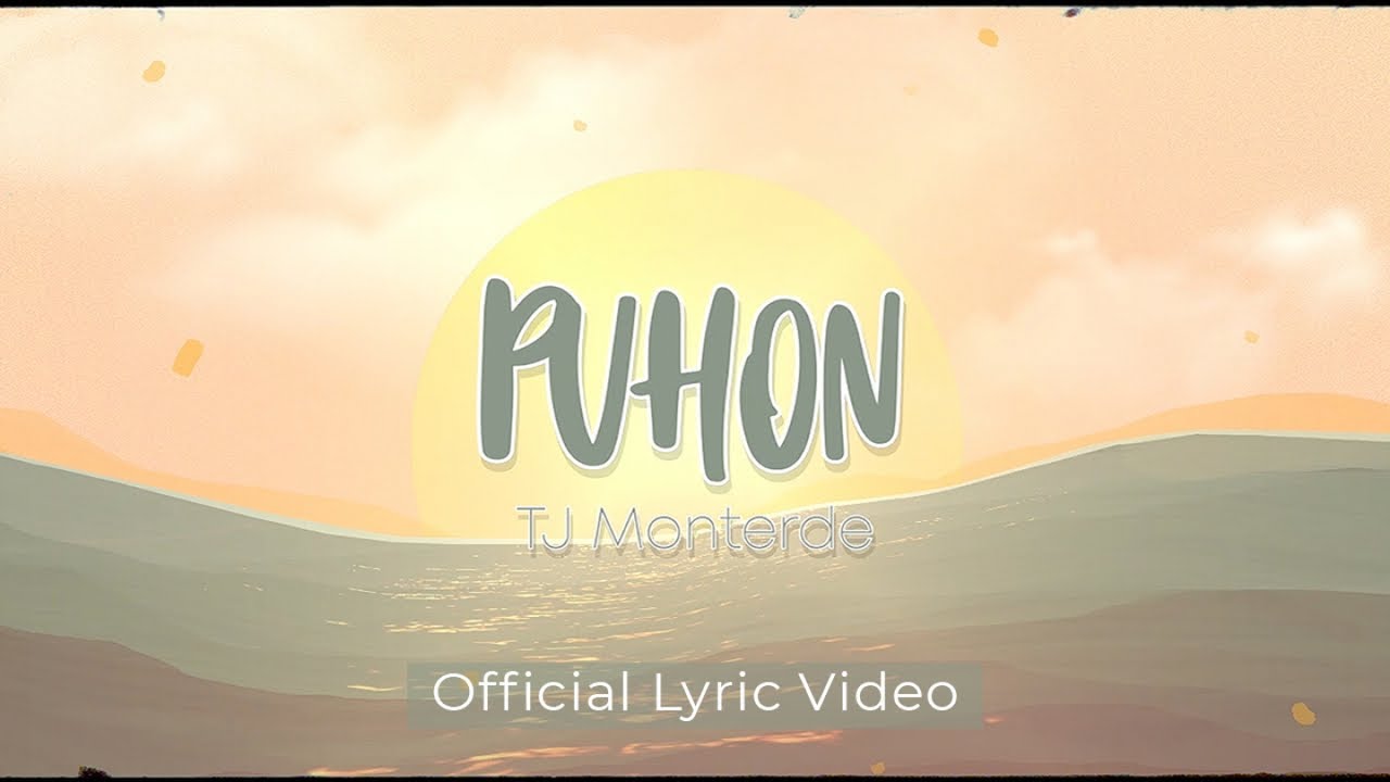 TJ Monterde - Puhon - (Official Lyric Video) background