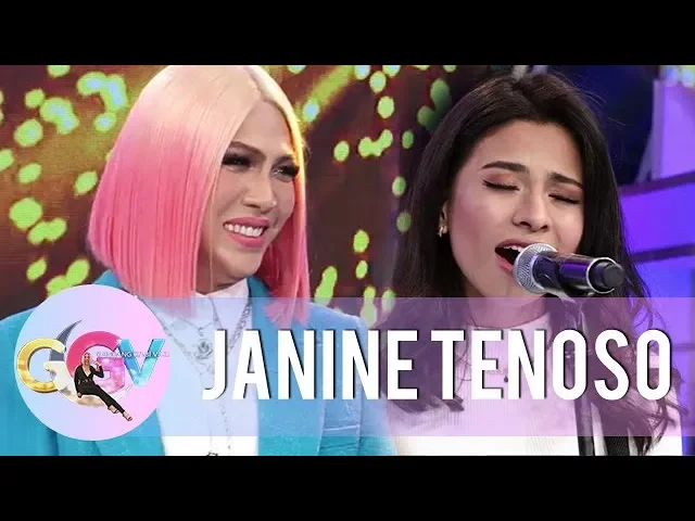 GGV: Janine Teñoso sings 241 background