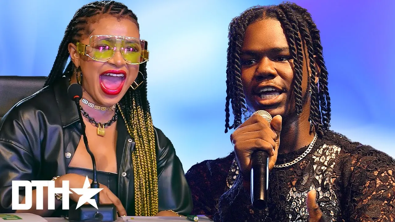 Singing a mashup of Rema's Calm Down & 2face African Queen, MollyTheVibe delivered perfectly | DTH backdrop