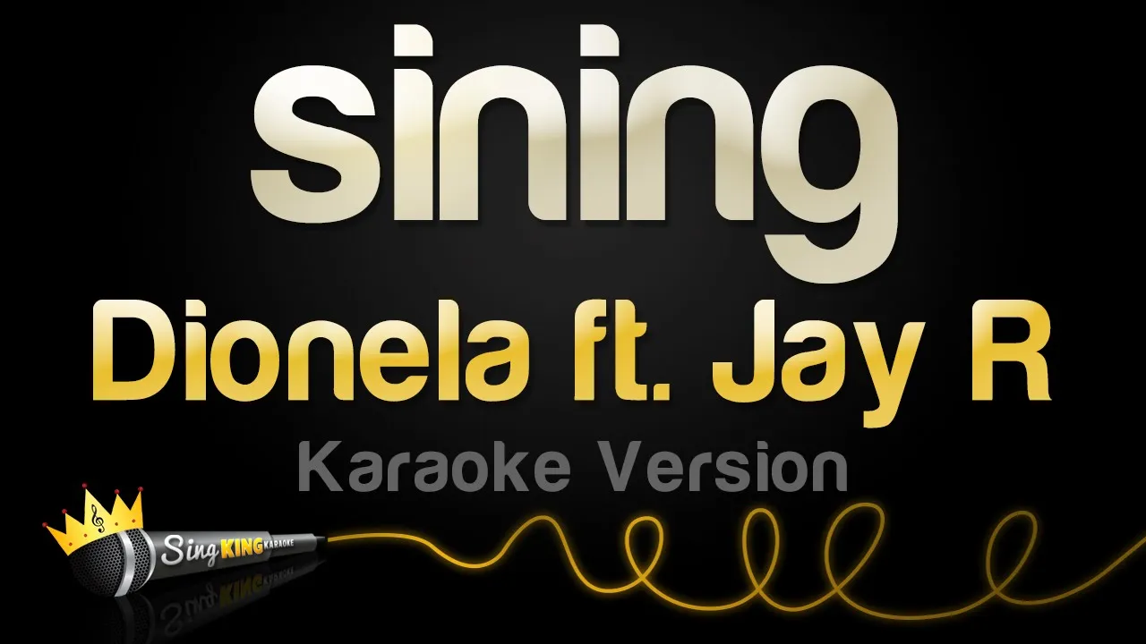 Dionela ft. Jay R - sining (Karaoke Version)