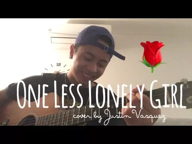One Less Lonely Girl x Cover by Justin Vasquez background