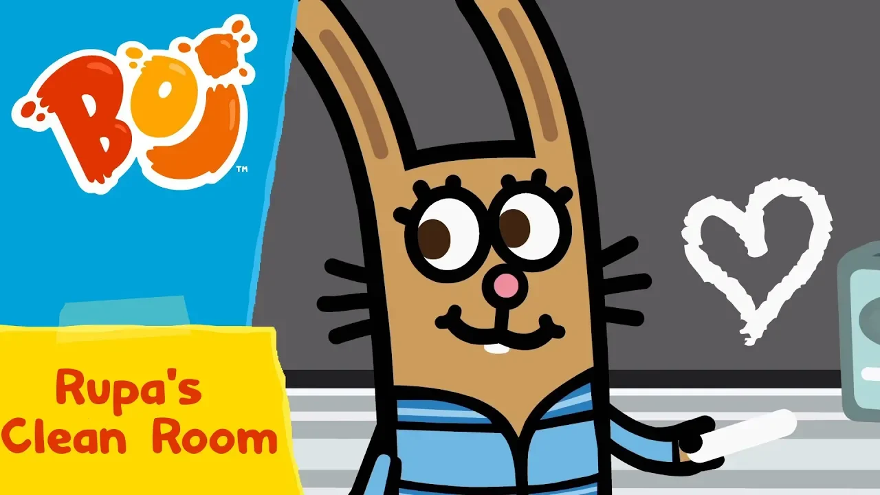 Boj - Rupa's Clean Room | Cartoons for Kids backdrop
