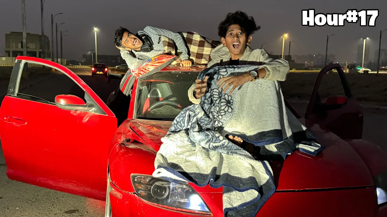 Living in a Sports Car for 24 Hours!π΄