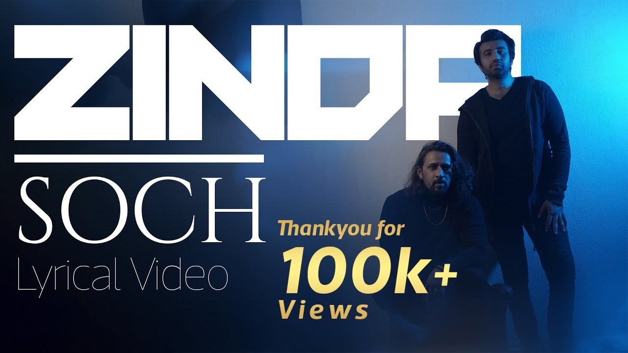 Zinda - Adnan Dhool | Rabi Ahmed | Soch The Band | Lyrical Video background
