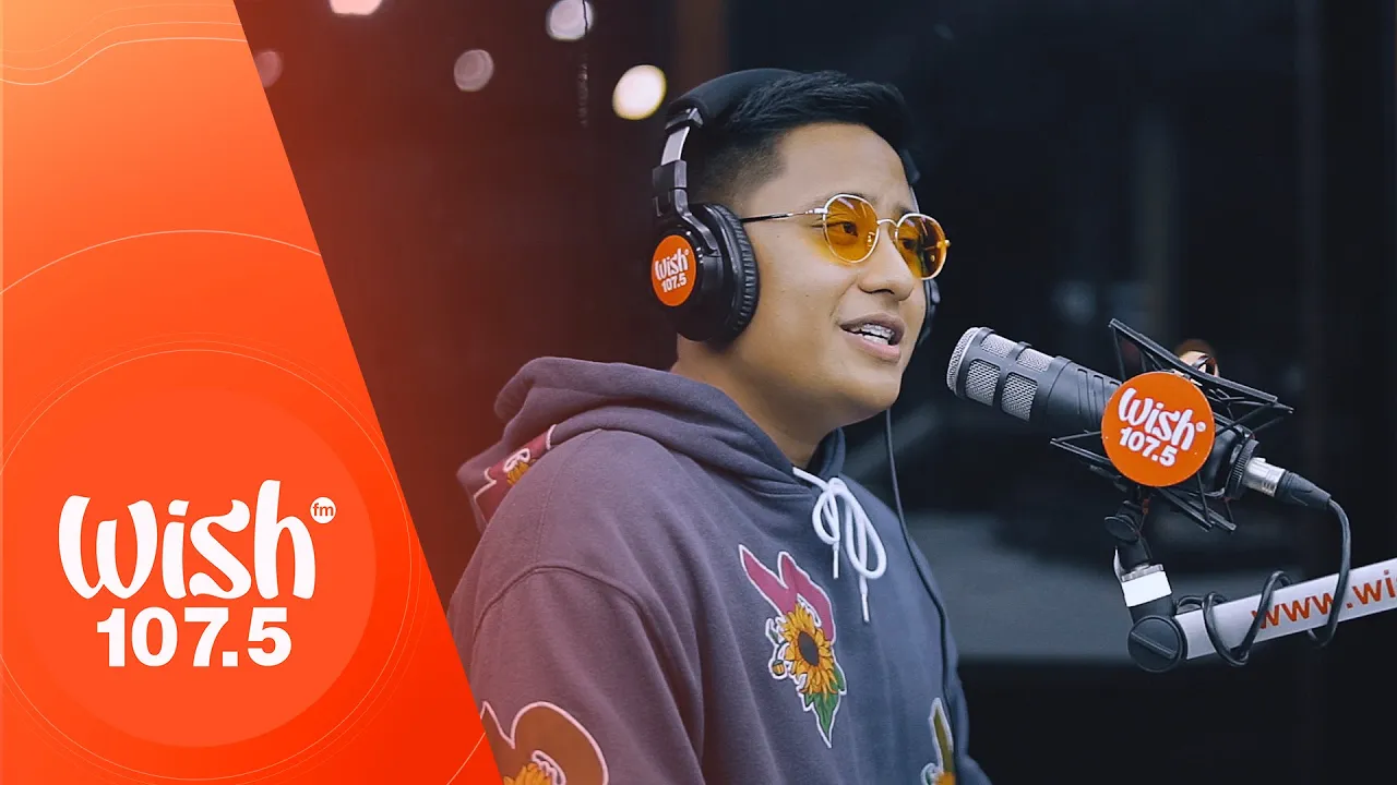 Matthaios performs “Lambing” LIVE on Wish 107.5 Bus background