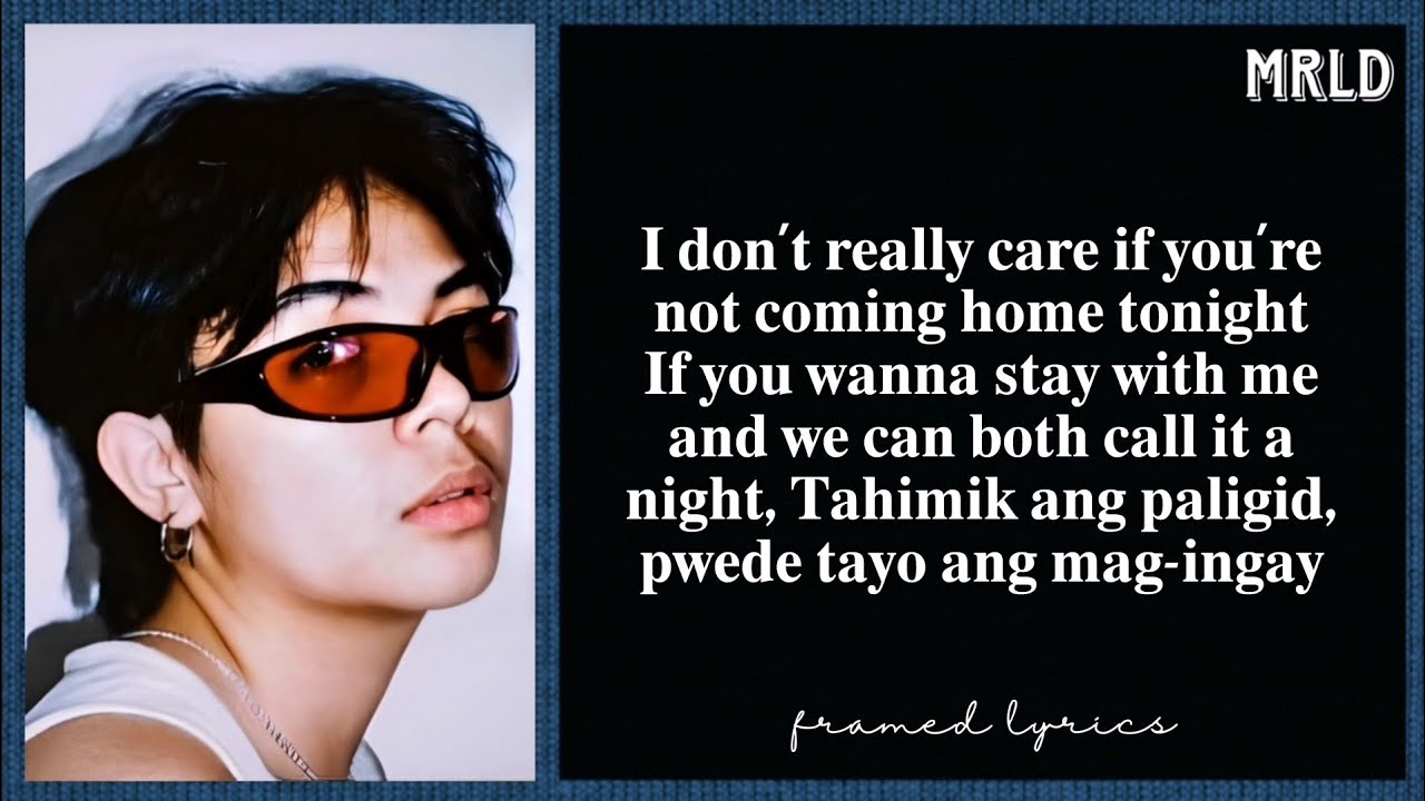mrld - Sandali Lyrics (Framed) background