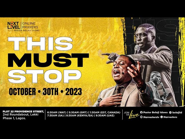 Prayers For Increased Grace, Divine Visibility And Acceleration || Pst Bolaji Idowu || Oct 30th 2023