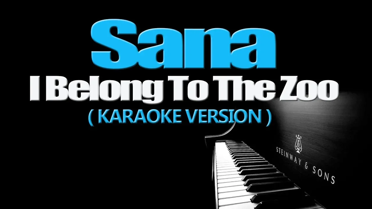 SANA - I Belong to the Zoo (KARAOKE VERSION) background
