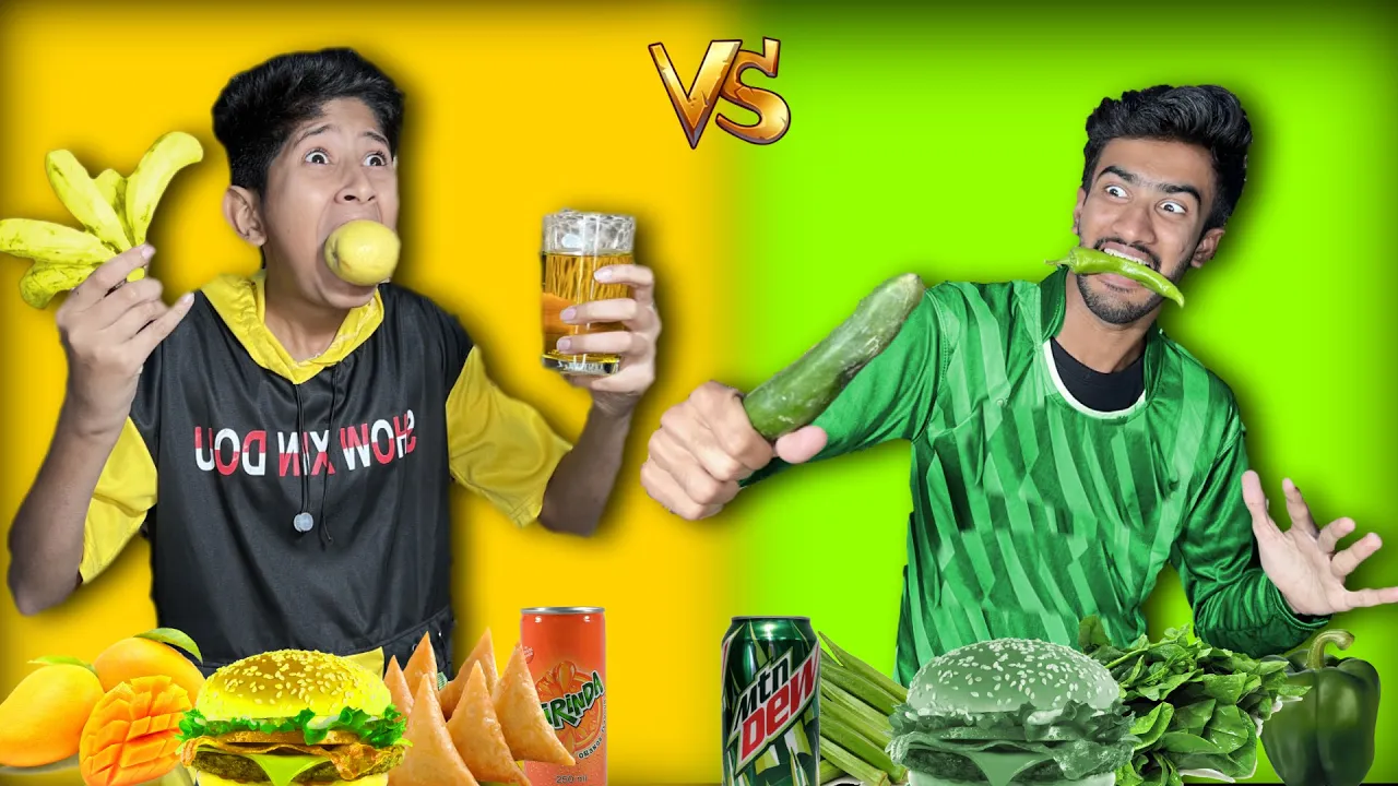 Eating Only ONE Color of Food for 24 Hours!