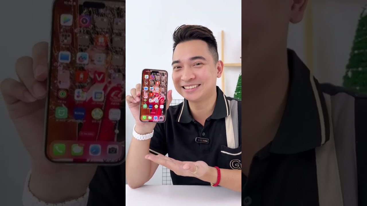 Tony Phùng review combo ốp lưng siêu mỏng và kính cường lực Slimcase cho iPhone 15 series background