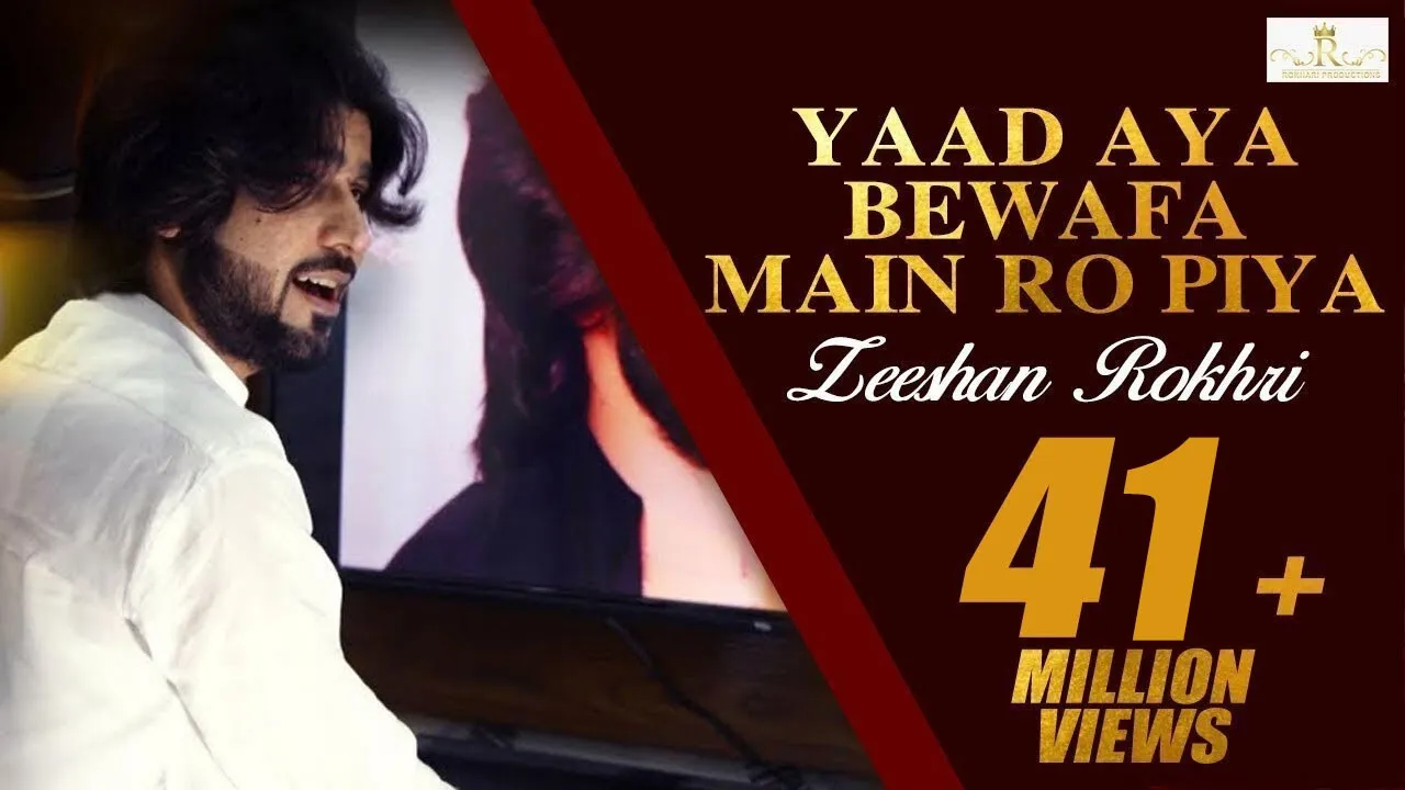 Yaad Aya Bewafa (Video Song 2023) | Zeeshan Khan Rokhri background