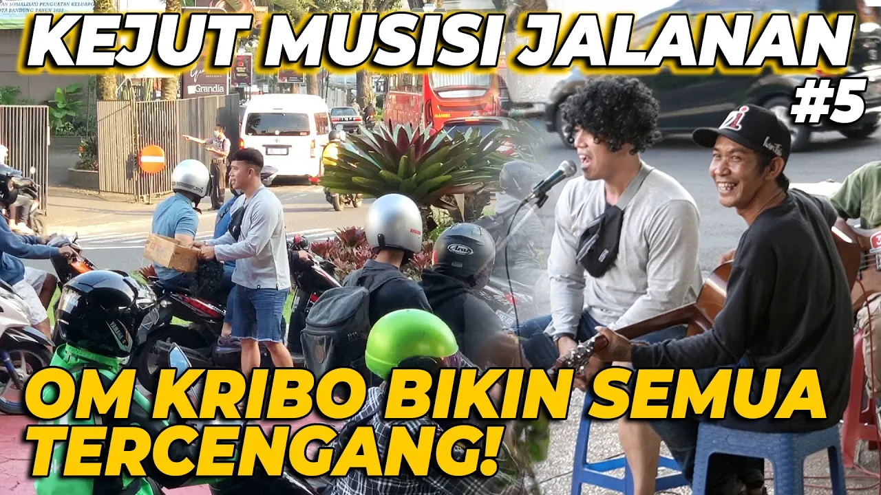 OM KRIBO BERAKSI DI JALANAN.. MUSISI JALANAN SAMPE TERKEJUT‼️