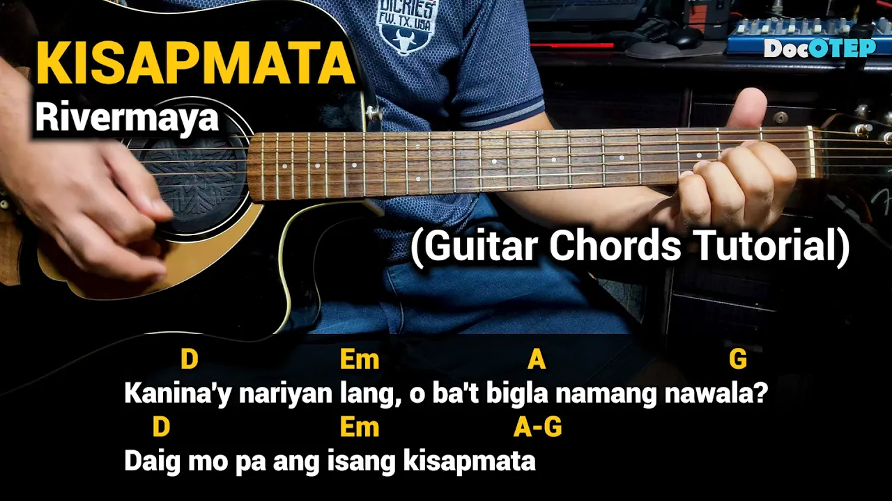 KISAPMATA - Rivermaya (Guitar Chords Tutorial with Lyrics) background