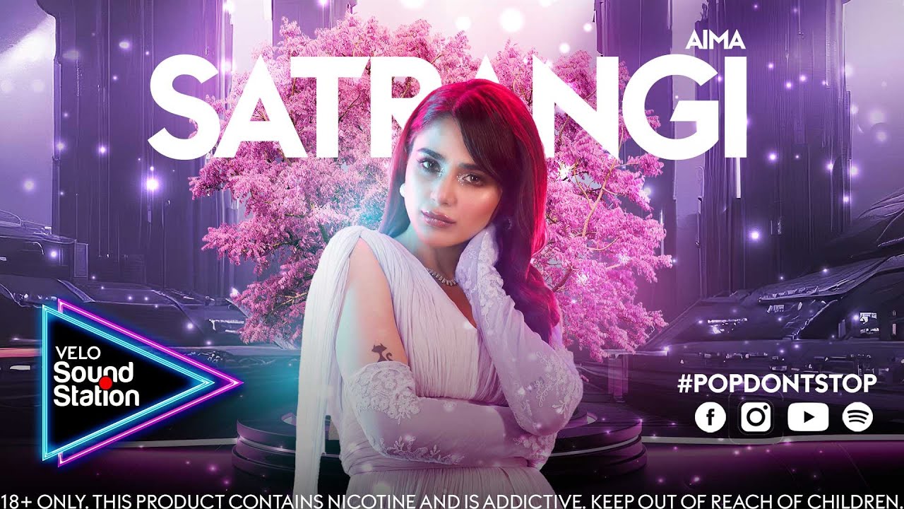 Aima Baig | Satrangi | VELO Sound Station 2.0 background