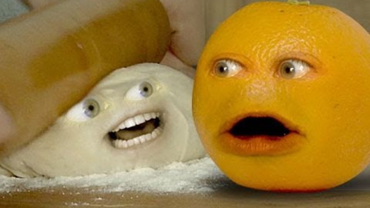 Annoying Orange - Rolling in the Dough background