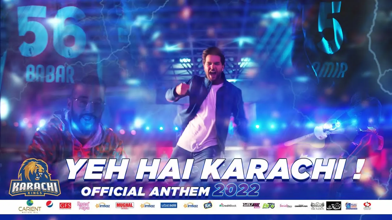 Karachi Kings Anthem | 2022 | Asim Azhar | Ft. Talhah Yunus | PSL Season 7 background