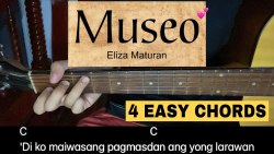 Museo - Eliza Maturan | Easy Guitar Tutorial (4 BASIC CHORDS)