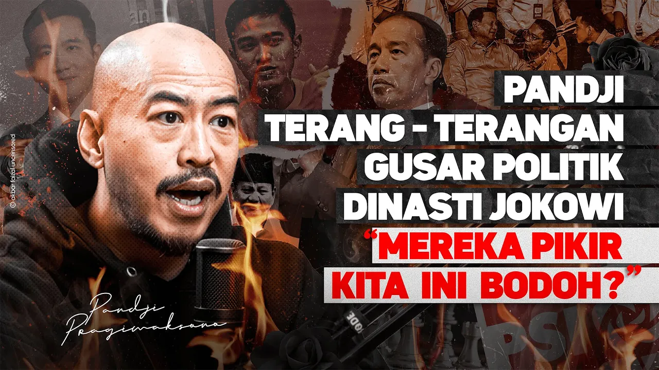PANDJI TERANG-TERANGAN GUSAR POLITIK DINASTI JOKOWI. "MEREKA PIKIR KITA INI BODOH" poster — similar to Kasi Rap Hip Hop Mix 2025 Vol 03 | Dj Webaba