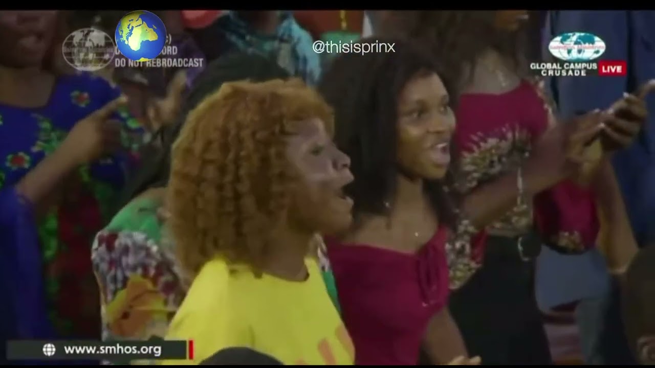 Prinx Emmanuel singing Eh Yaweh Kumama @ The global campus crusade Salvation ministries background