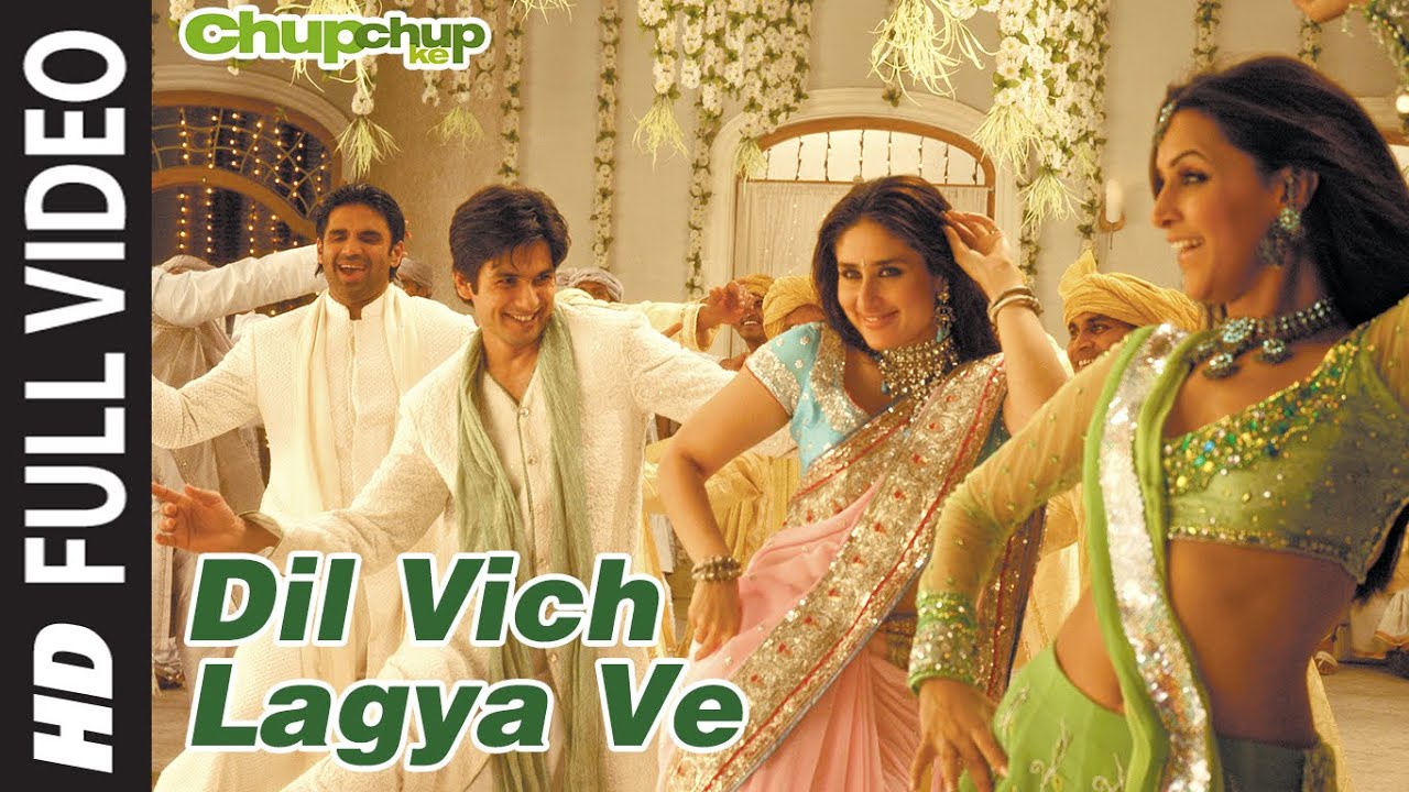 "Dil Vich Lagya Ve" Full Song | Chup Chup Ke | Shahid Kapoor, Kareena Kapoor background