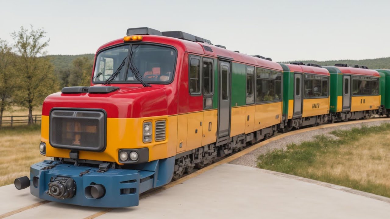π Let's STOP the TRAIN - TRAIN Run By Mistake - Choo choo train kids videos