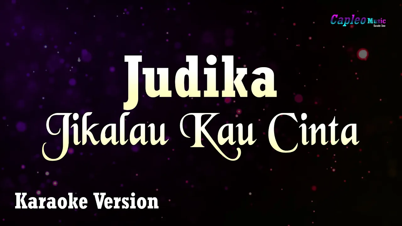 Judika - Jikalau Kau Cinta (Karaoke Version) background