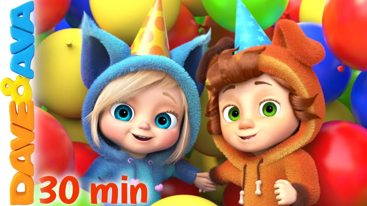 π Happy Birthday | Baby Songs and Nursery Rhymes by Dave and Ava π
