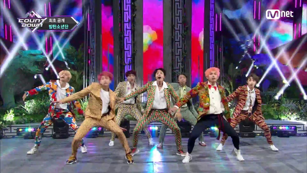 BTS (방탄소년단) - IDOL @M COUNTDOWN backdrop