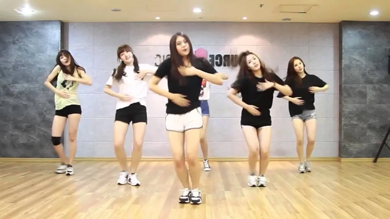 GFRIEND - Me gustas tu - mirrored dance practice video - 여자친구 오늘부터 우리는 background
