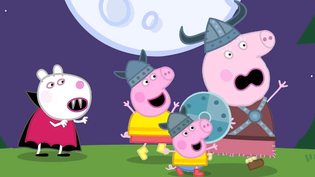 Suzy Turns Into a Vampire | Peppa Pig Nursery Rhymes | I'm A Little Vampire