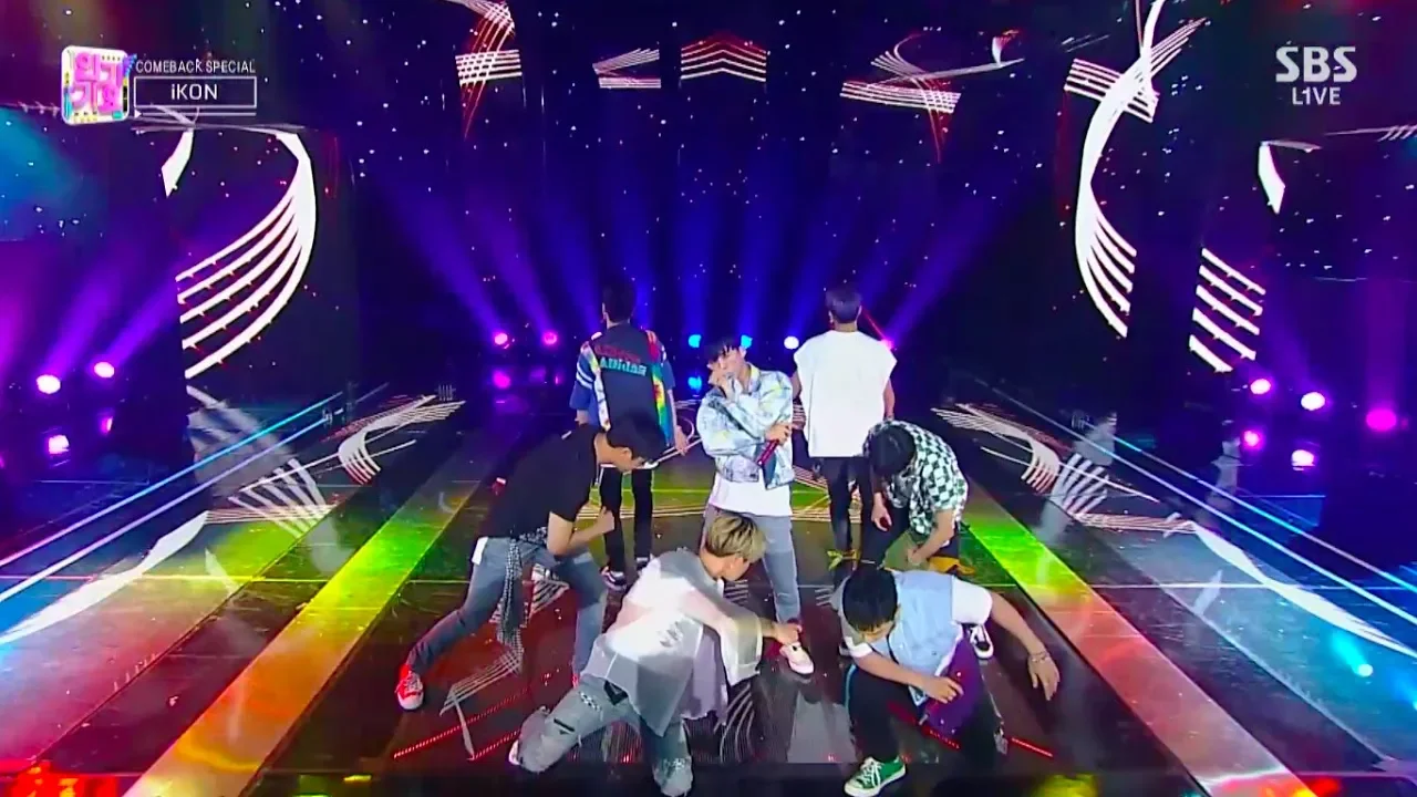 iKON – ‘바람(FREEDOM)’ 0805 SBS Inkigayo background