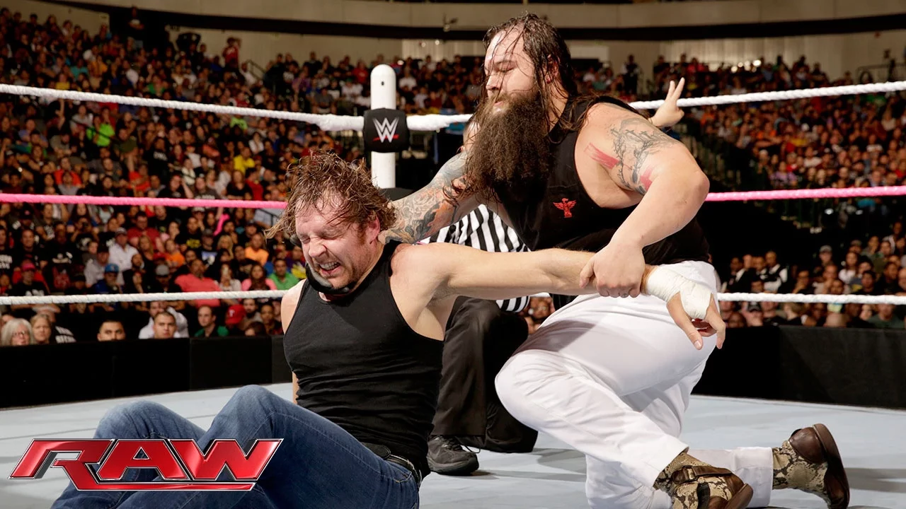 Roman Reigns, Dean Ambrose & Seth Rollins vs. The Wyatt Family: Raw, October 19, 2015