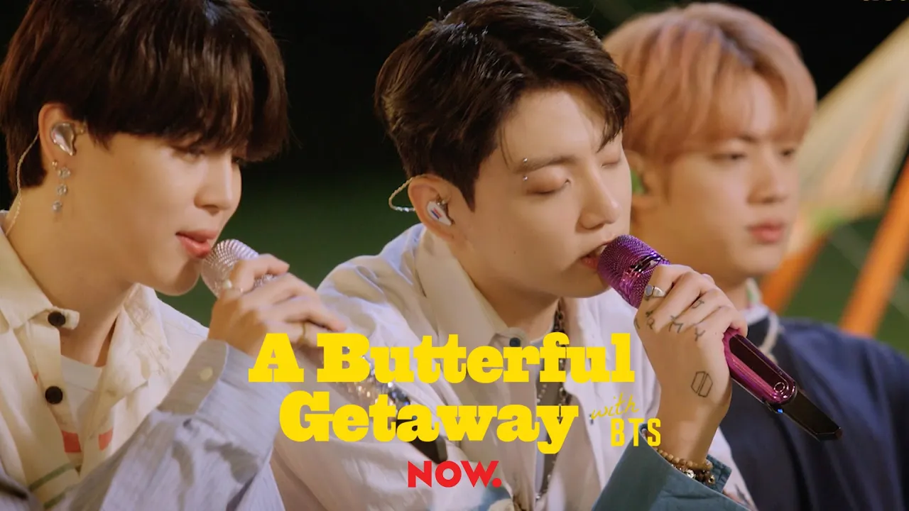 BTS (방탄소년단) '봄날 (Spring Day)' @ A Butterful Getaway with BTS background