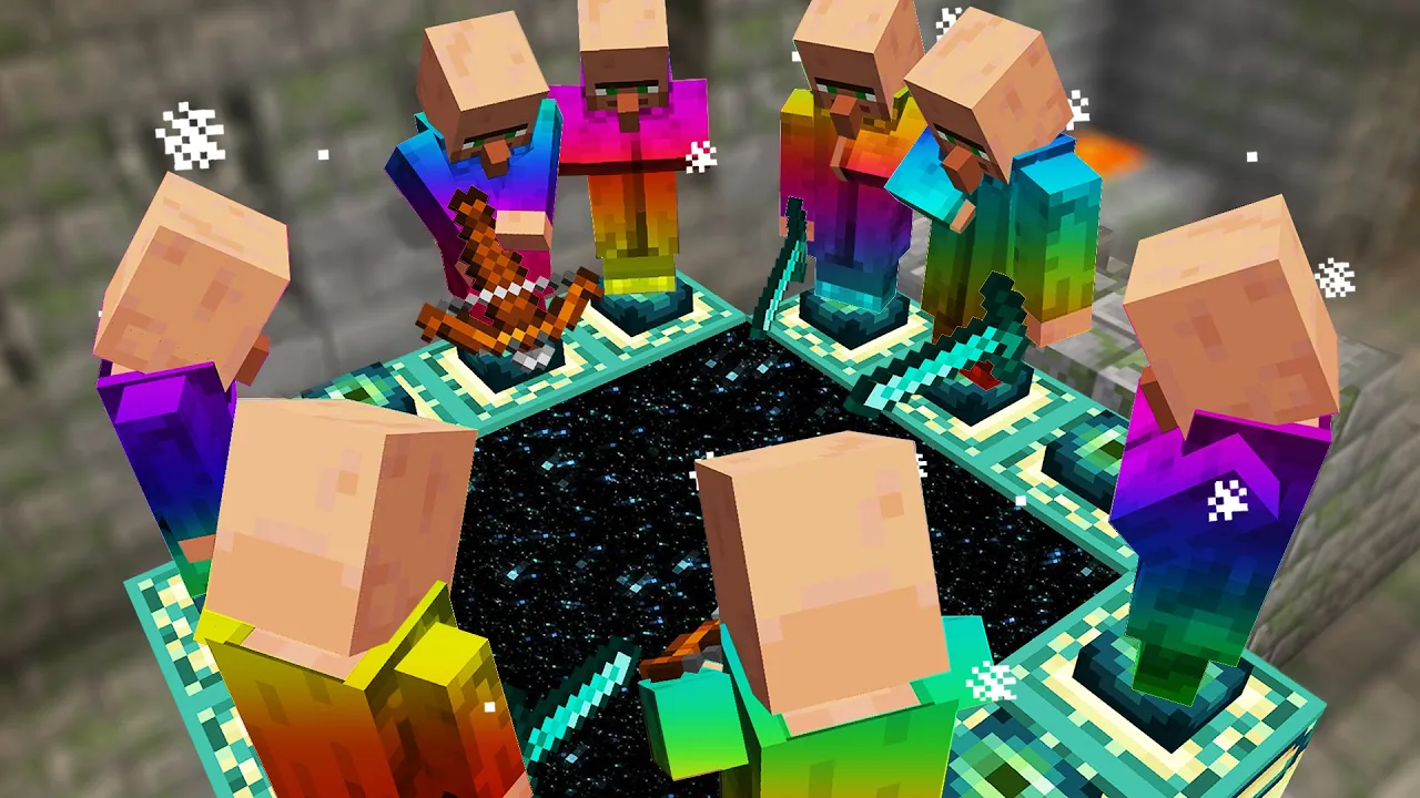 Minecraft But Villagers Beat the game for you (2021) | Watch on Movi47