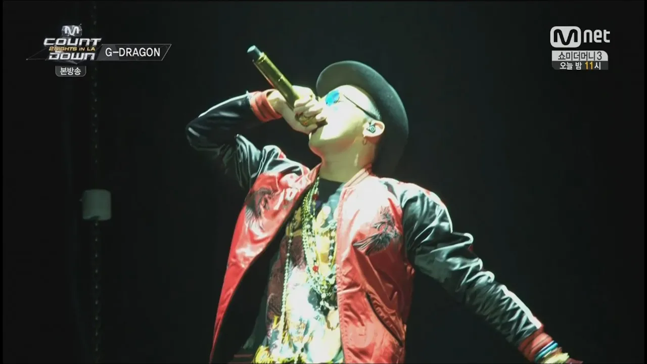 G-DRAGON - 'ONE OF A KIND' 0814 Mnet K-CON 2014 background
