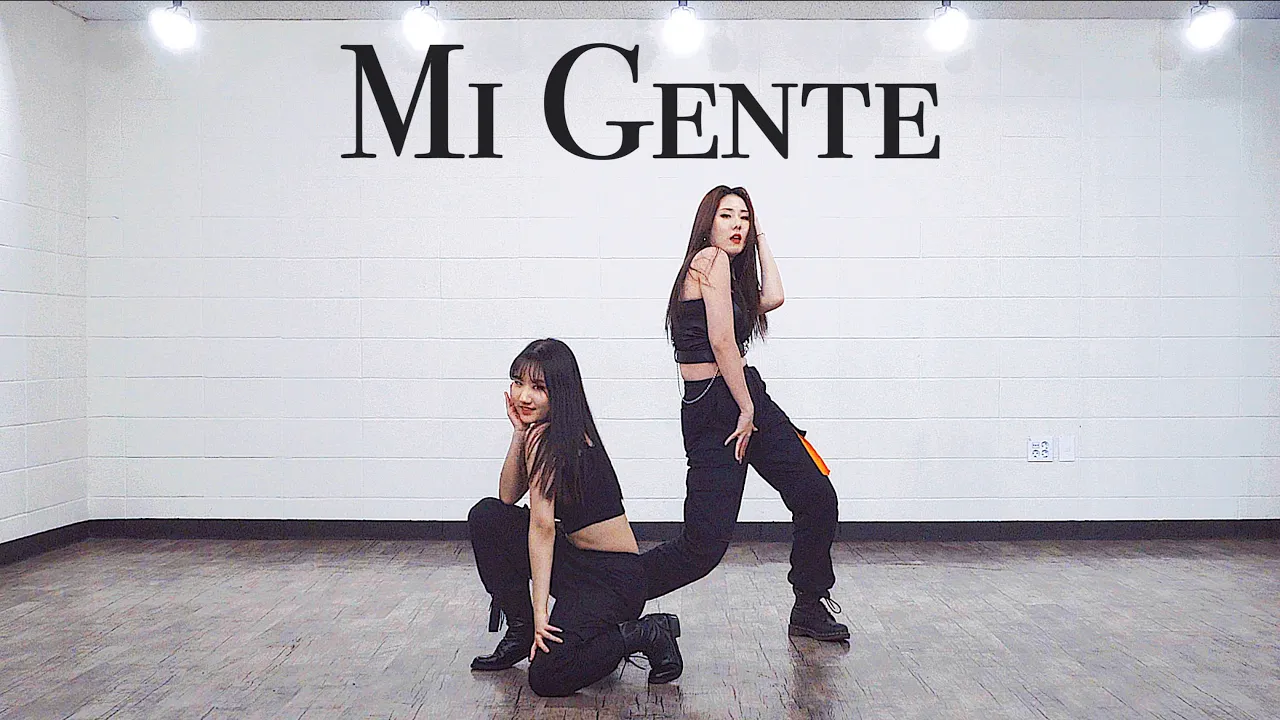 마마무 화사 X 청하 가요대전 ‘Mi Gente' | 커버댄스 DANCE COVER | 안무 거울모드 MIRRORED (1:28~) background