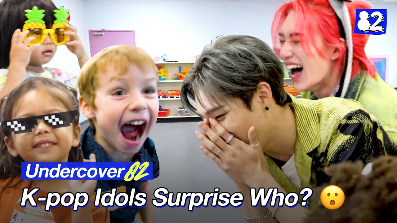 (CC) K-pop Idols Surprise() Pre-schoolers | Undercover82 | P1Harmony