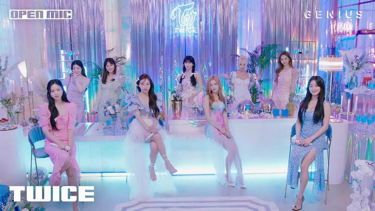 TWICE "Alcohol-Free" (Live Performance) | Open Mic background