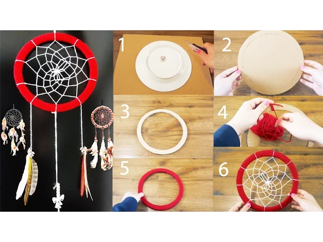 DIY Super Easy Way to Make a Dreamcatcher | Step by step! Easy tutorial! DiYana background