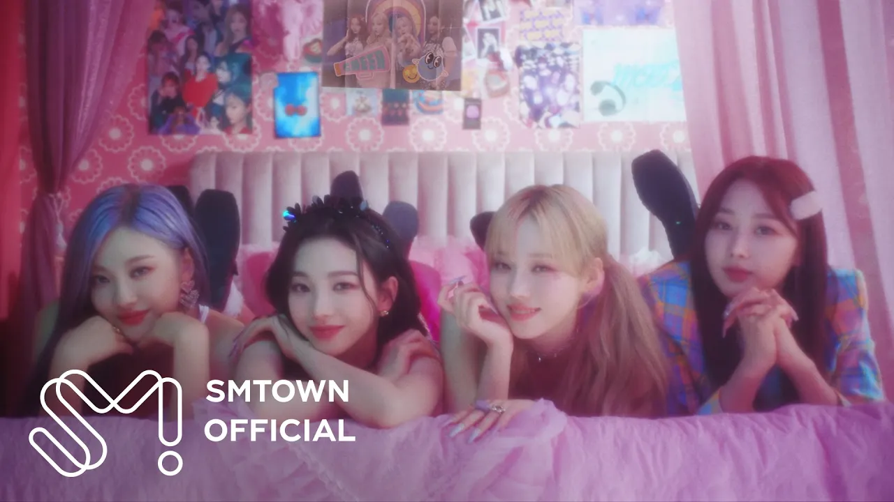 aespa μμ€ν 'Life's Too Short (English Ver.)' MV background